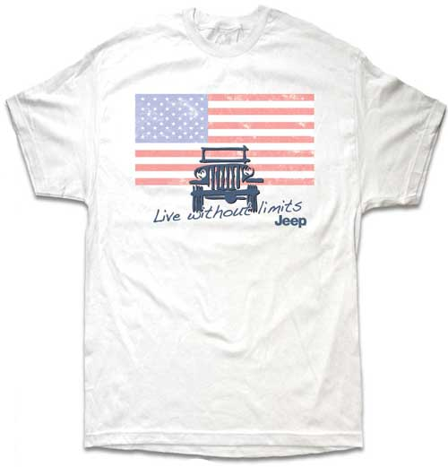 american flag shirt. Here#39;s the new Jeep Flag Shirt