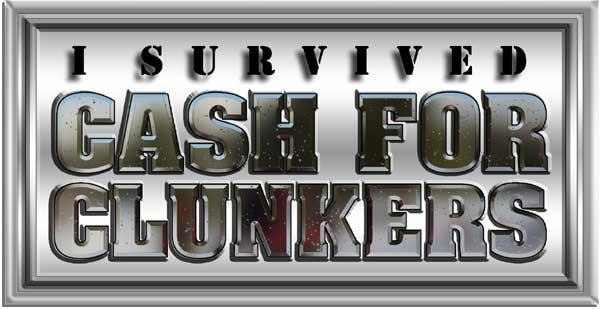 I survive Cash for Clunkers Decal