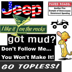 I want to steal your Jeep Sticker / Decal Idea