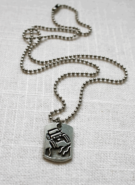 Jeep Pendant Necklace