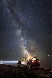 jeep star gazing night wrangler topless